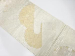 作家物　螺鈿　ヱ霞に菊模様袋帯